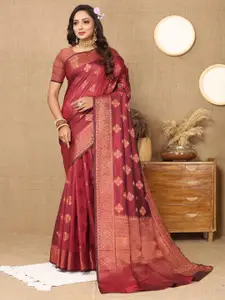 PATIALAPICKS Woven Design Zari Pure Silk Paithani Saree