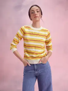 DressBerry Striped Acrylic Pullover