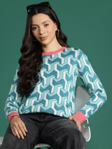 DressBerry Geometric Pullover