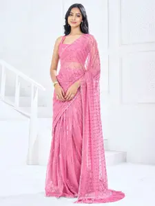 Saree mall Embellished Sequinned Ready to Wear Saree
