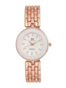 IIK COLLECTION Women Dial & Stainless Steel Bracelet Style Straps Analogue Watch IIK-1062W