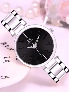 IIK COLLECTION Women Dial & Stainless Steel Bracelet Style Straps Analogue Watch IIK-2062W