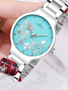 IIK COLLECTION Women Stainless Steel Bracelet Style Straps Analogue Watch IIK-3109W