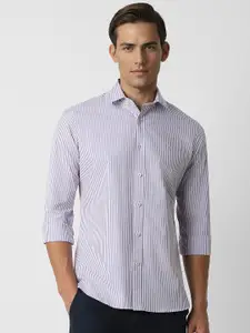 Van Heusen Sport Slim Fit Striped Cotton Casual Shirt