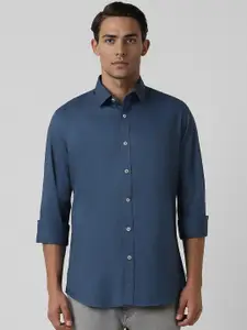 Van Heusen Sport Men Slim Fit Cotton Spread Collar Casual Shirt