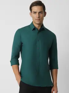 Van Heusen Sport Slim Fit Opaque Cotton Casual Shirt