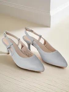 Van Heusen Textured Slim Heel Pumps