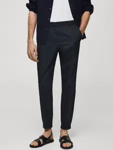 MANGO MAN Slim Fit Cotton Trousers
