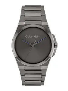 Calvin Klein Men Meta-Minimal Bracelet Style Analogue Watch 25200458-Grey