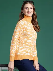 DressBerry Women Floral Acrylic Pullover