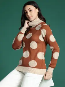 DressBerry Turtle Neck Self-Designed Pullover