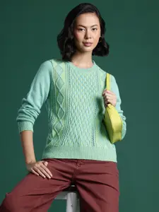 DressBerry Cable Knit Acrylic Pullover