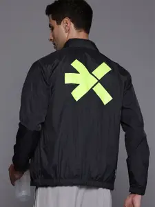 HRX by Hrithik Roshan Rapid-Dry Brand Logo Running Jacket