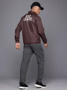 HRX by Hrithik Roshan Typography Printed Tailored Jacket