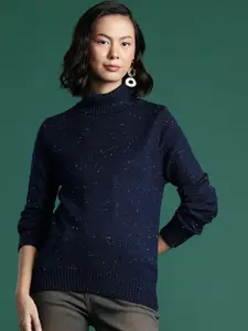 DressBerry Turtle Neck Speckled Sweaters