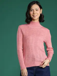 DressBerry Women Ribbed Acrylic Pullover