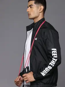 HRX by Hrithik Roshan Printed Rapid-Dry Training Jacket