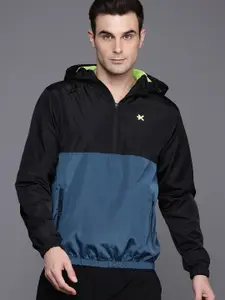 HRX by Hrithik Roshan Colourblocked Tailored Jacket