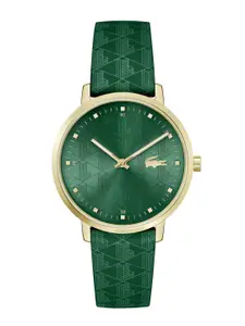 Lacoste Women Crocorigin Leather Analogue Watch 2001355-Green