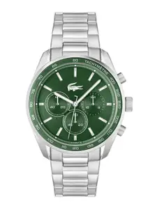 Lacoste Men Boston Bracelet Style Analogue Chronograph Watch 2011346-Green