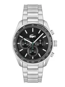 Lacoste Men Boston Analogue Chronograph Watch 2011347-Black