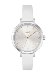 Lacoste Women Riga Leather Analogue Watch 2001366-Grey