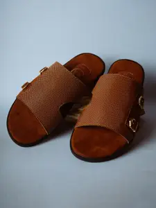 MONKSTORY Men Monk Strap Comfort Sandals