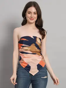 HANDICRAFT PALACE Floral Printed Silk Scarf