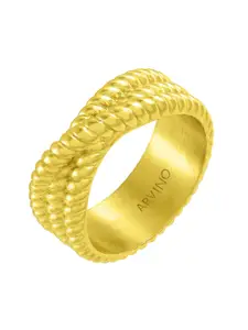 ARVINO Gold Plated Fingrer Ring