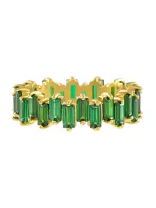 ARVINO Gold Plated Stone Studded Finger Rings
