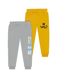 BAESD Boys Pack Of 2 Printed Regular Fit Joggers