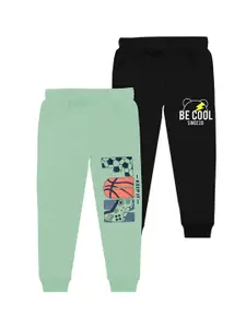 BAESD Boys Pack Of 2 Printed Joggers