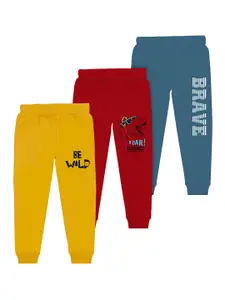 BAESD Boys Pack Of 3 Printed Joggers