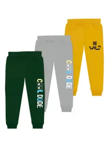 BAESD Boys Pack Of 3 Printed Joggers