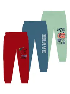 BAESD Boys Pack Of 3 Printed Joggers