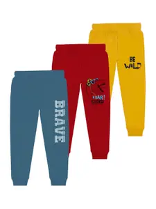 BAESD Boys Pack Of 3 Printed Joggers
