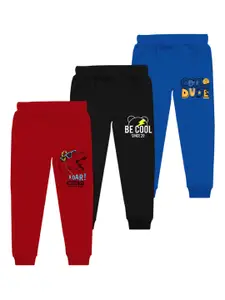 BAESD Boys Pack Of 3 Printed Joggers