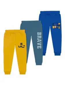BAESD Boys Pack Of 3 Printed Joggers