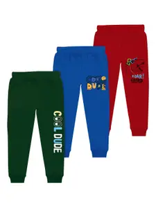 BAESD Boys Pack Of 3 Printed Regular Fit Joggers