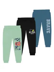BAESD Boys Pack Of 3 Printed Joggers