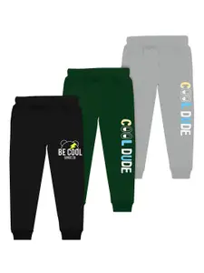 BAESD Boys Pack Of 3 Printed Joggers