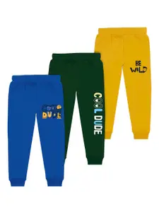 BAESD Boys Pack Of 3 Printed Joggers
