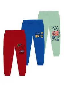 BAESD Boys Pack Of 3 Printed Joggers
