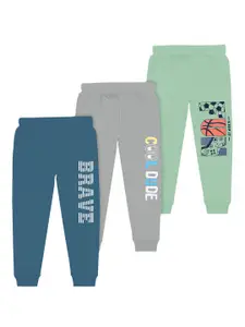 BAESD Boys Pack Of 3 Printed Regular Fit Joggers