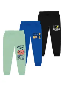 BAESD Boys Pack Of 3 Printed Joggers