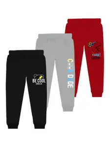 BAESD Boys Pack Of 3 Printed Joggers