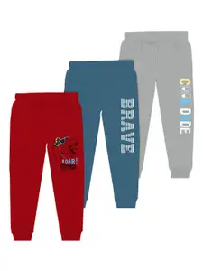 BAESD Boys Pack Of 3 Printed Joggers