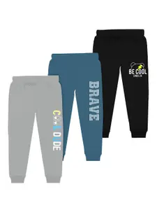 BAESD Boys Pack Of 3 Printed Regular Fit Joggers