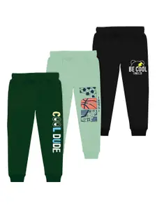 BAESD Boys Pack Of 3 Printed Regular Fit Joggers