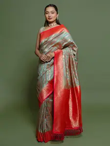 saree.com Woven Design Zari Art Silk Saree